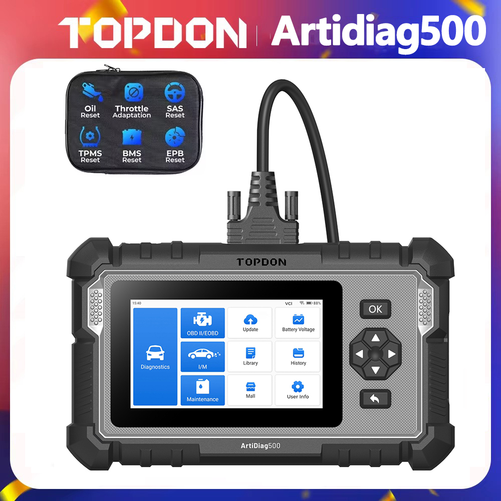 Topdon Tc001 Thermal Camera - Topdon ArtiDiag500 Autodiagnosetool Alle Systeme OBD2