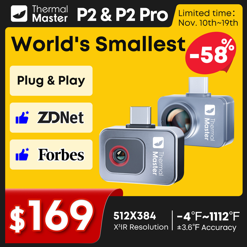 P2//P2Pro Wärmebildkamera 15-f – Infiray P2 Pro Macro Lens Bewertung und Preis