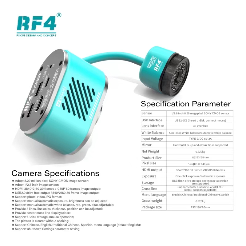 RF4 HD 4K Dual-Spectral Wärmeb – Pcb Short Circuit Thermal Diagnostics Bewertung und Preis